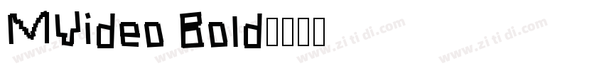 MVideo Bold字体转换